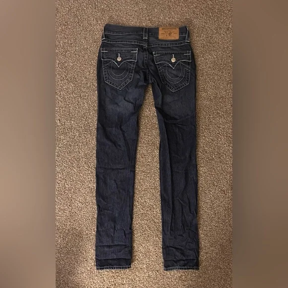 Vintage True Religion size 27 dark wash jean
